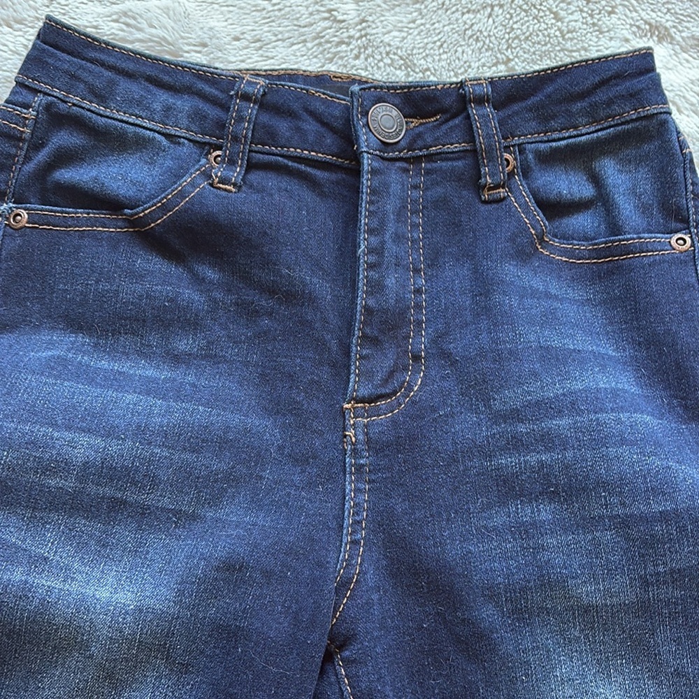 Bluenotes High Rise Skinny Jeans | Dark Wash Stretch Denim Size 26/27 - Picture 6 of 11